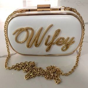 Aldo Wifey Bridal Clutch